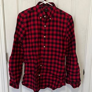 J. Crew Buffalo Check Cotton Shirt - Small